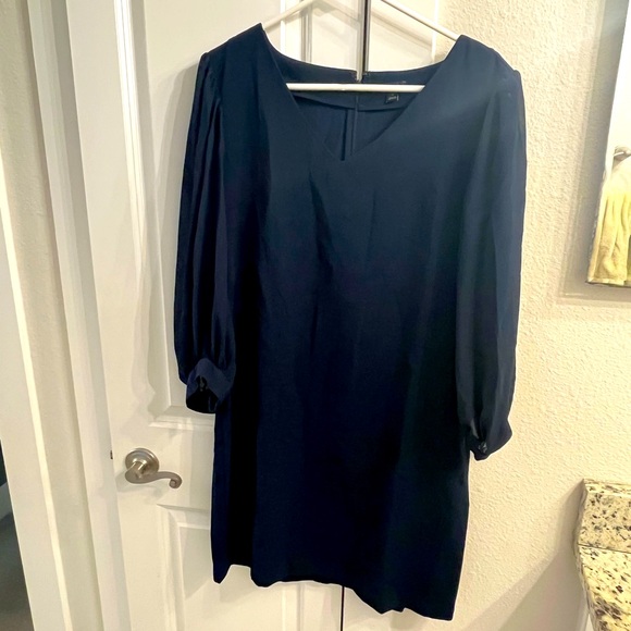 Ann Taylor dress size 12 EUC color is navy - Picture 1 of 3
